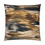 Montreux Espresso Abstract Brown Large Throw Pillow With Insert Throw Pillows LOOMLAN By D.V. Kap