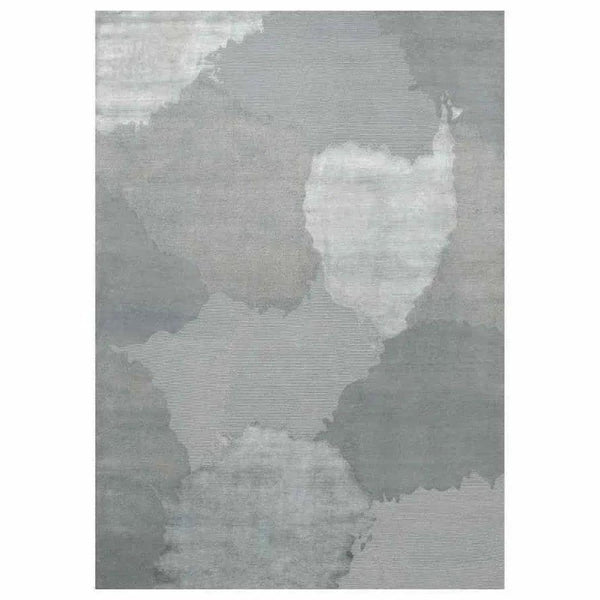 Monu Silver Grey Multicolor Handmade Wool Rug By Linie Design Area Rugs LOOMLAN By Linie Design