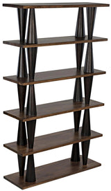 Mood Bookcase, Ebony and Dark Walnut Bookcases LOOMLAN By Noir