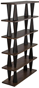 Mood Bookcase, Ebony and Dark Walnut Bookcases LOOMLAN By Noir