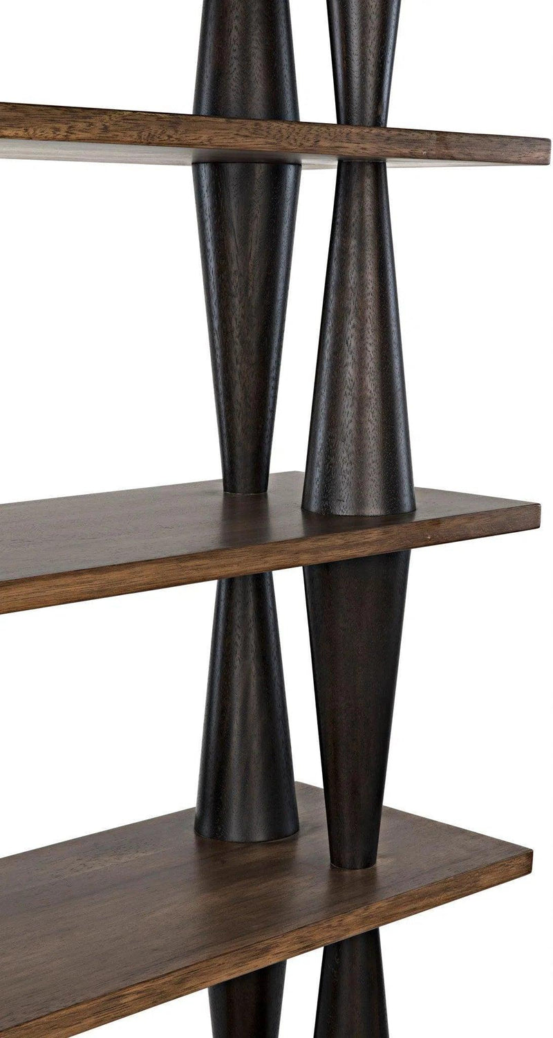 Mood Bookcase, Ebony and Dark Walnut Bookcases LOOMLAN By Noir