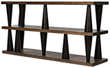 Mood Console, Ebony and Dark Walnut Console Tables LOOMLAN By Noir