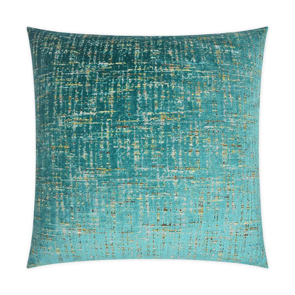 Moonstruck Peacock Turquoise Teal Large Throw Pillow With Insert Throw Pillows LOOMLAN By D.V. Kap