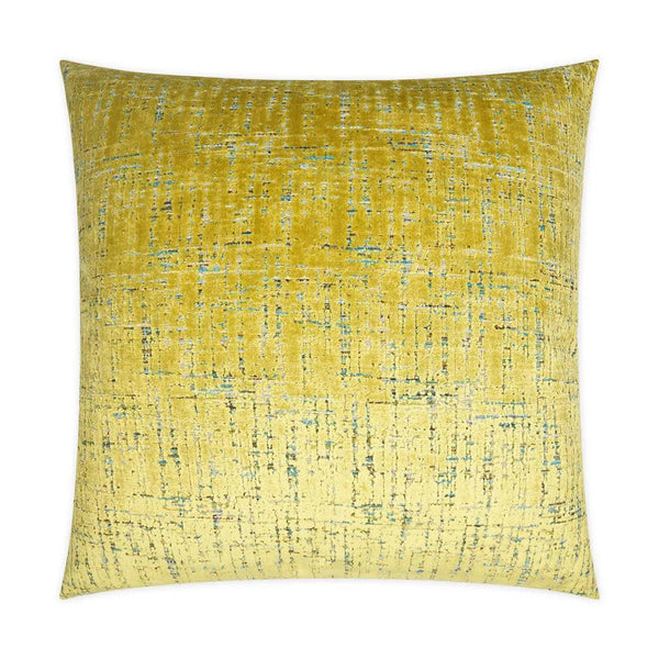 Moonstruck Sulfur Abstract Chartreuse Large Throw Pillow With Insert Throw Pillows LOOMLAN By D.V. Kap