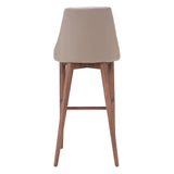 Moor Bar Chair Beige Bar Stools LOOMLAN By Zuo Modern