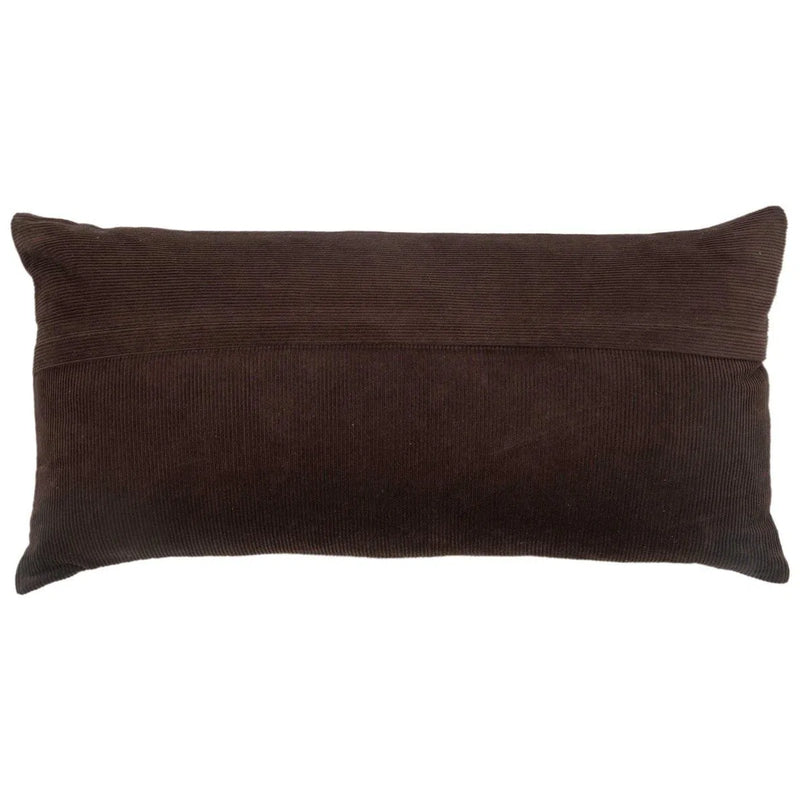 Mora Modern Lumbar Pillow With Down Insert Throw Pillows LOOMLAN By LOOMLAN