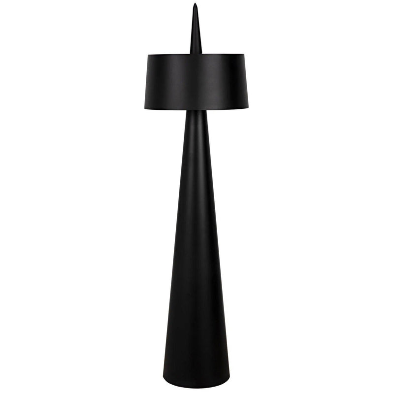 Moray Floor Lamp, Black Steel Floor Lamps LOOMLAN By Noir