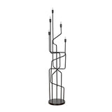 Moriarty Floor Lamp, Black Metal Floor Lamps LOOMLAN By Noir