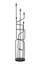 Moriarty Floor Lamp, Black Metal Floor Lamps LOOMLAN By Noir