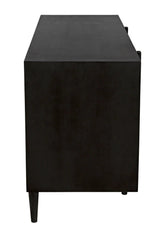 Morten Wood Black Dresser With 9 Drawers Dressers LOOMLAN By Noir