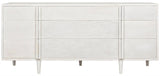 Morten Wood White Dresser With 9 Drawers Dressers LOOMLAN By Noir