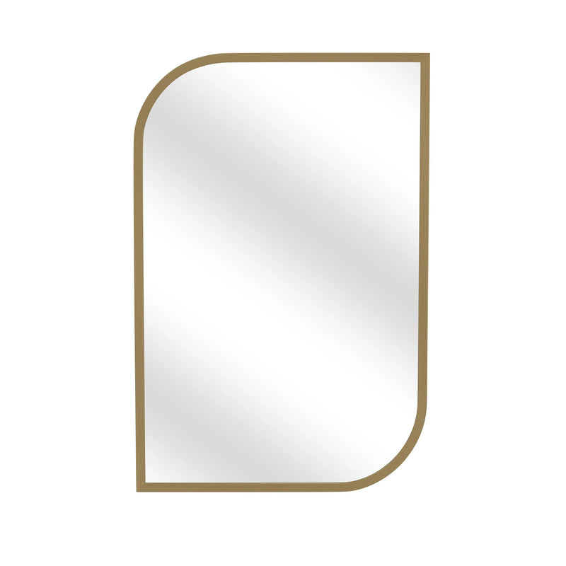 Motha Metal Gold Vertical Wall Mirror Wall Mirrors LOOMLAN By Bassett Mirror