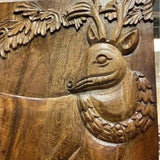 Mother Nature 60" Sideboard Hand Carved Deer Front Doors Sideboards LOOMLAN By LOOMLAN