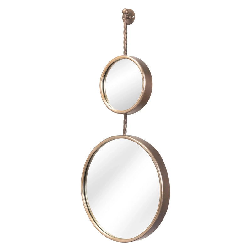 Mott Mirror Gold Wall Mirrors LOOMLAN By Zuo Modern