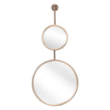 Mott Mirror Gold Wall Mirrors LOOMLAN By Zuo Modern