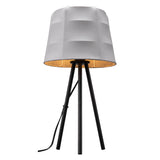 Mozzi Table Lamp Gray & Black Table Lamps LOOMLAN By Zuo Modern