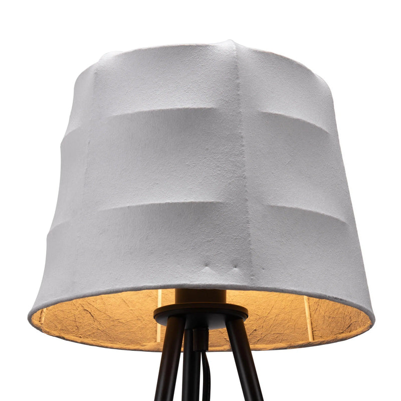 Mozzi Table Lamp Gray & Black Table Lamps LOOMLAN By Zuo Modern