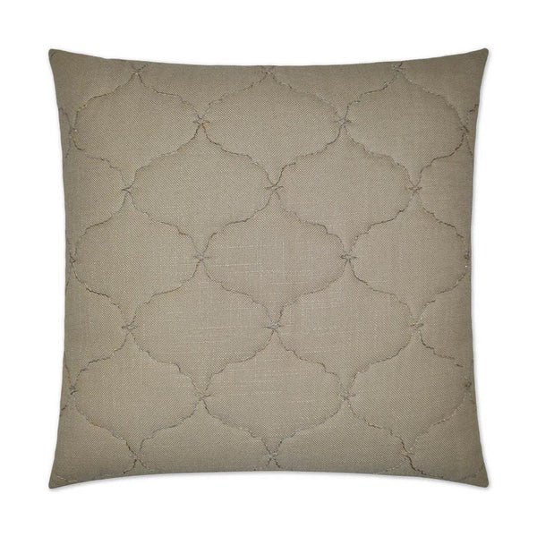 Muffett Sand Brown Throw Pillow With Insert Throw Pillows LOOMLAN By D.V. Kap