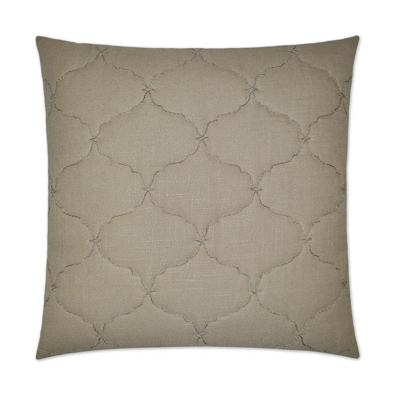 Muffett Sand Brown Throw Pillow With Insert Throw Pillows LOOMLAN By D.V. Kap