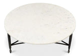 Mykos Round Coffee Table Coffee Tables LOOMLAN By Sarreid