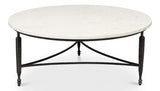 Mykos Round Coffee Table Coffee Tables LOOMLAN By Sarreid