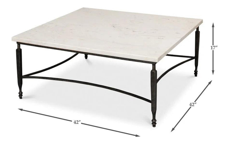 Mykos Square Coffee Table Coffee Tables LOOMLAN By Sarreid