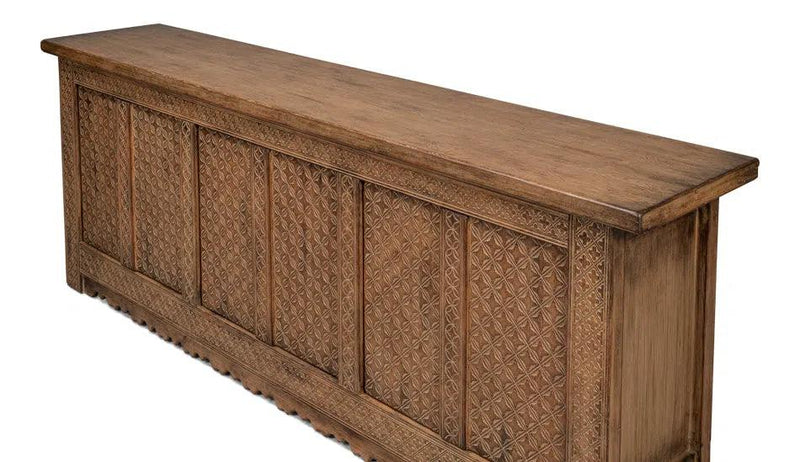 Nader Persian Burnt Brown Sideboard Sideboards LOOMLAN By Sarreid