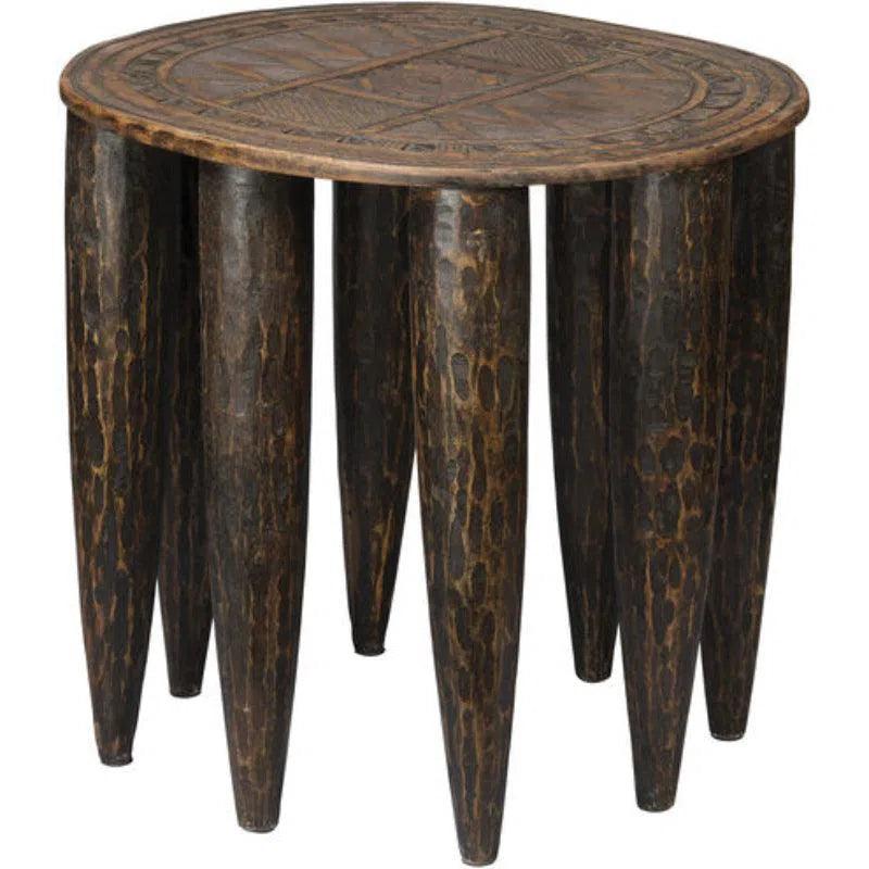 Naga Stool - Black Side Tables LOOMLAN By Jamie Young