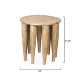 Naga Stool Side Tables LOOMLAN By Jamie Young