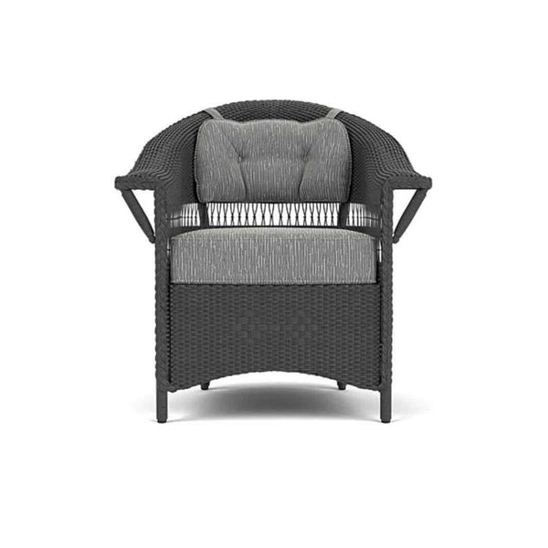 Nantucket Dining Armchair Premium Wicker Furniture Lloyd Flanders Outdoor Dining Chairs LOOMLAN By Lloyd Flanders