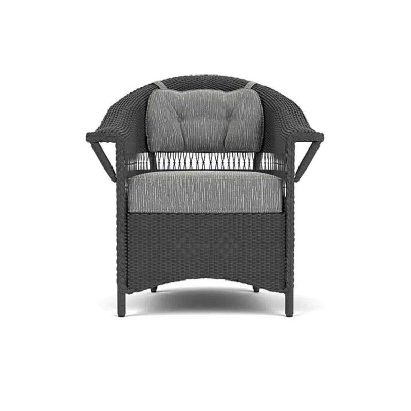 Nantucket Dining Armchair Premium Wicker Furniture Lloyd Flanders Outdoor Dining Chairs LOOMLAN By Lloyd Flanders