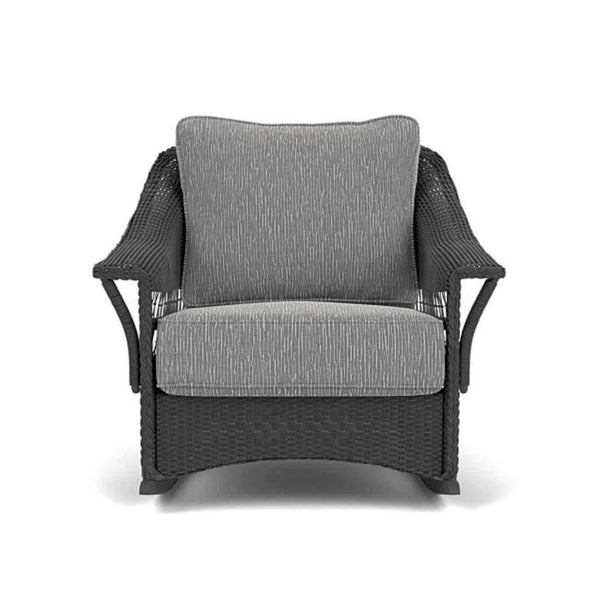 Nantucket Lounge Rocker Premium Wicker Furniture Lloyd Flanders Outdoor Lounge Chairs LOOMLAN By Lloyd Flanders