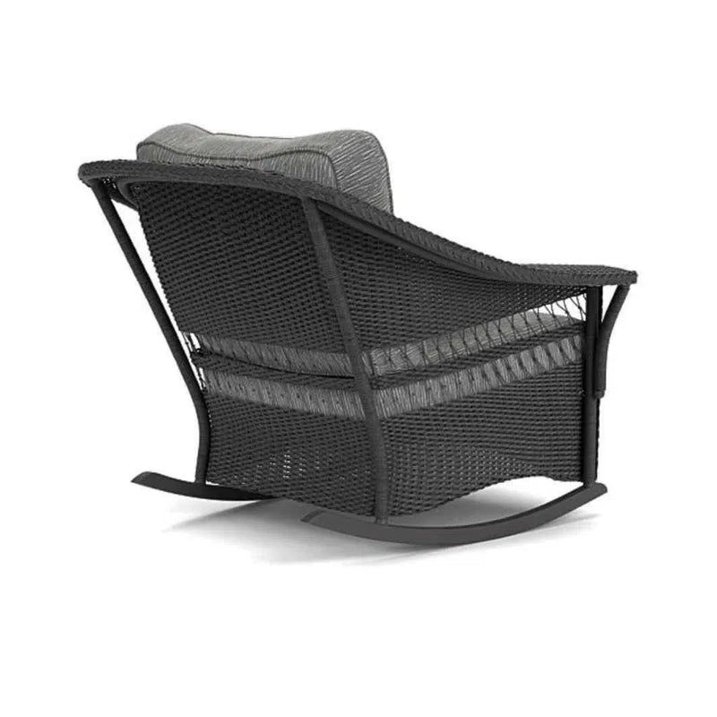 Nantucket Lounge Rocker Premium Wicker Furniture Lloyd Flanders Outdoor Lounge Chairs LOOMLAN By Lloyd Flanders