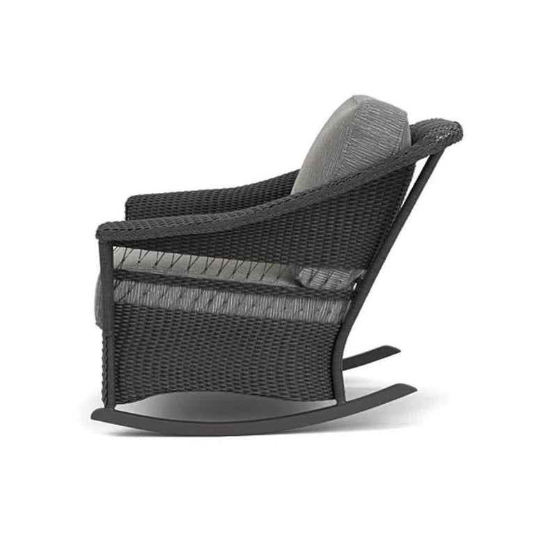 Nantucket Lounge Rocker Premium Wicker Furniture Lloyd Flanders Outdoor Lounge Chairs LOOMLAN By Lloyd Flanders