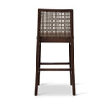 Nardia Boucle Upholstered Cane Counter Stool Counter Stools LOOMLAN By Urbia