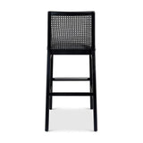 Nardia Boucle Upholstered Cane Counter Stool Counter Stools LOOMLAN By Urbia