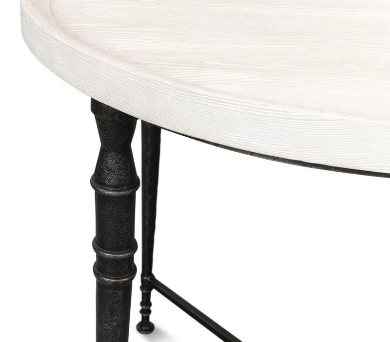 Nathaniel Elegance Side Table Side Tables LOOMLAN By Sarreid