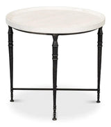 Nathaniel Elegance Side Table Side Tables LOOMLAN By Sarreid