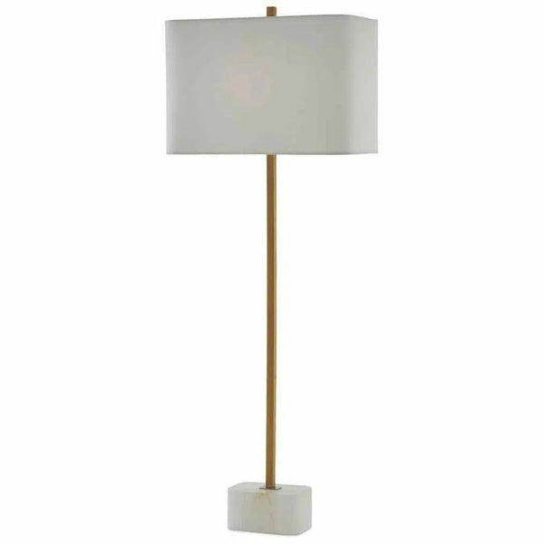 Natural Antique Brass Felix Table Lamp Table Lamps LOOMLAN By Currey & Co