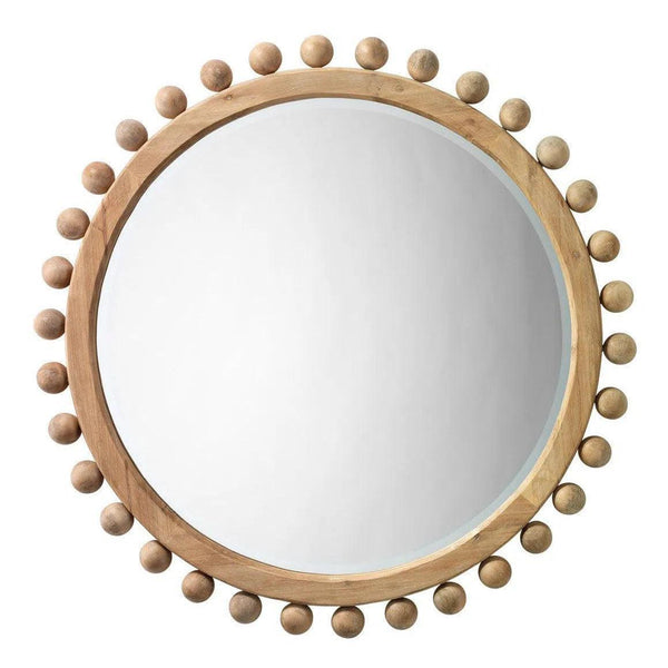 Natural Fir Wood Brighton Wall Mirror Wall Mirrors LOOMLAN By Jamie Young