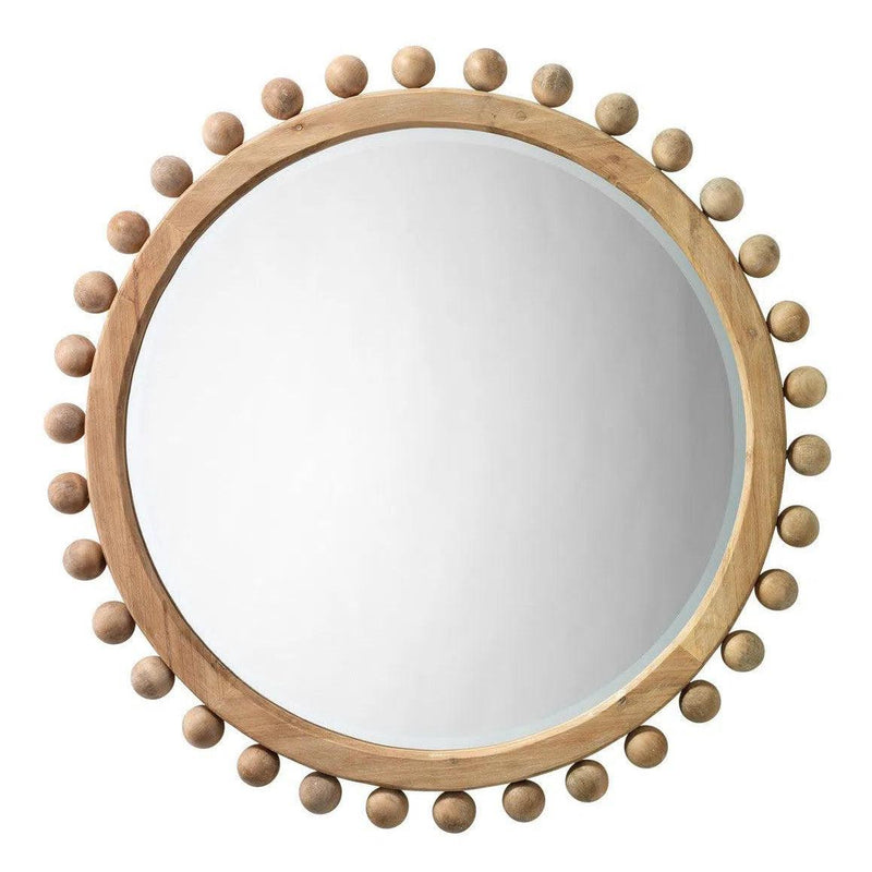 Natural Fir Wood Brighton Wall Mirror Wall Mirrors LOOMLAN By Jamie Young