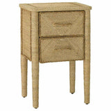 Natural Kaipo Small Accent Cabinet Nightstands LOOMLAN By Currey & Co