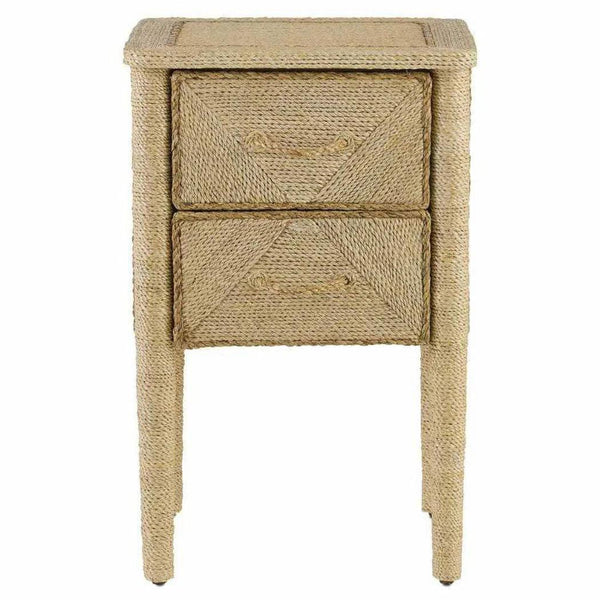 Natural Kaipo Small Accent Cabinet Nightstands LOOMLAN By Currey & Co