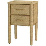 Natural Kaipo Small Accent Cabinet Nightstands LOOMLAN By Currey & Co