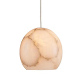 Natural Lazio Round 15-Light Multi-Drop Pendant Pendants LOOMLAN By Currey & Co