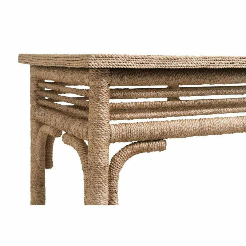 Natural Olisa Console Table Console Tables LOOMLAN By Currey & Co