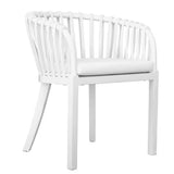 Natural Rattan and Teak Dining Chair Dining Chairs LOOMLAN By Artesia