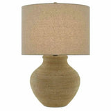 Natural Satin Black Hensen Table Lamp Table Lamps LOOMLAN By Currey & Co