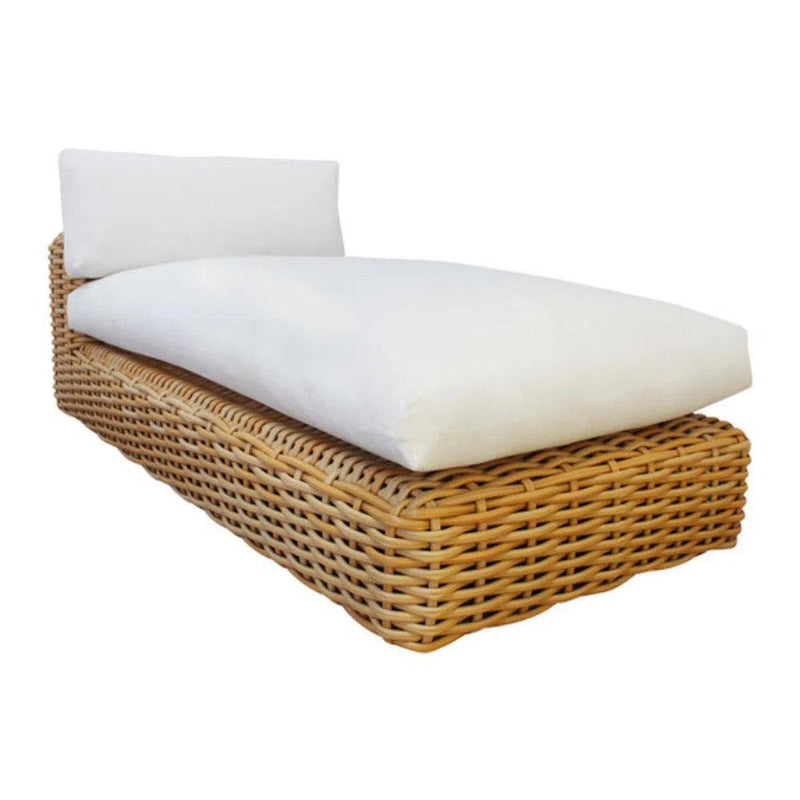 Natural SKY Rattan Outdoor Chaise Outdoor Modulars LOOMLAN By Artesia