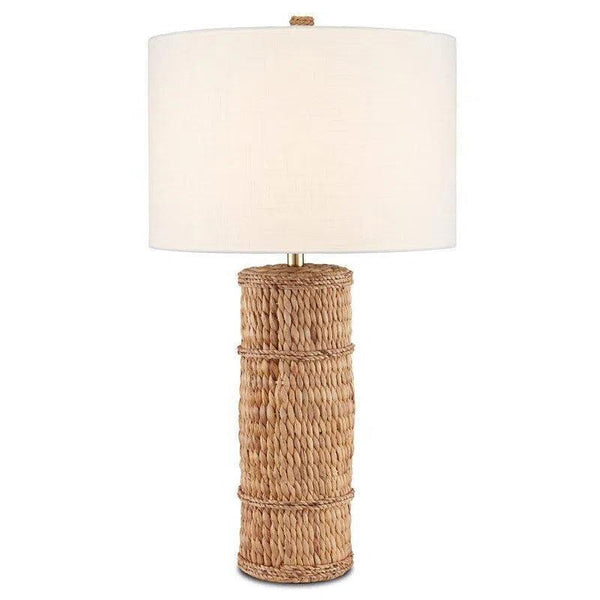 Natural Water Hyacinth Azores Natural Table Lamp Table Lamps LOOMLAN By Currey & Co